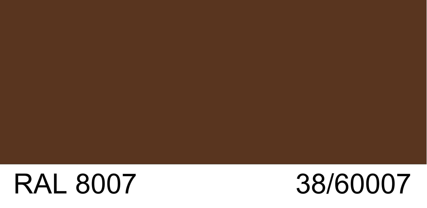 Malm 8" Diameter 90 Degree Elbow With RAL 8007 38/60007 Powder Coat Finish