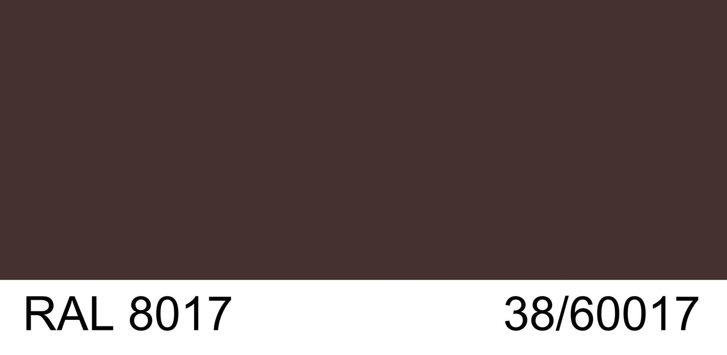 Malm 8" Diameter 90 Degree Elbow With RAL 8017 38/60017 Powder Coat Finish