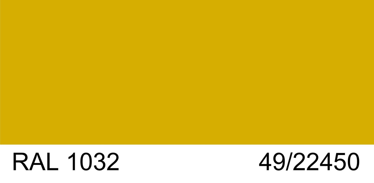 Malm 9"x 18" Telescopic to 8" Pipe With RAL 1032 49/22450 Powder Coat Finish for Fire Drum Fireplaces