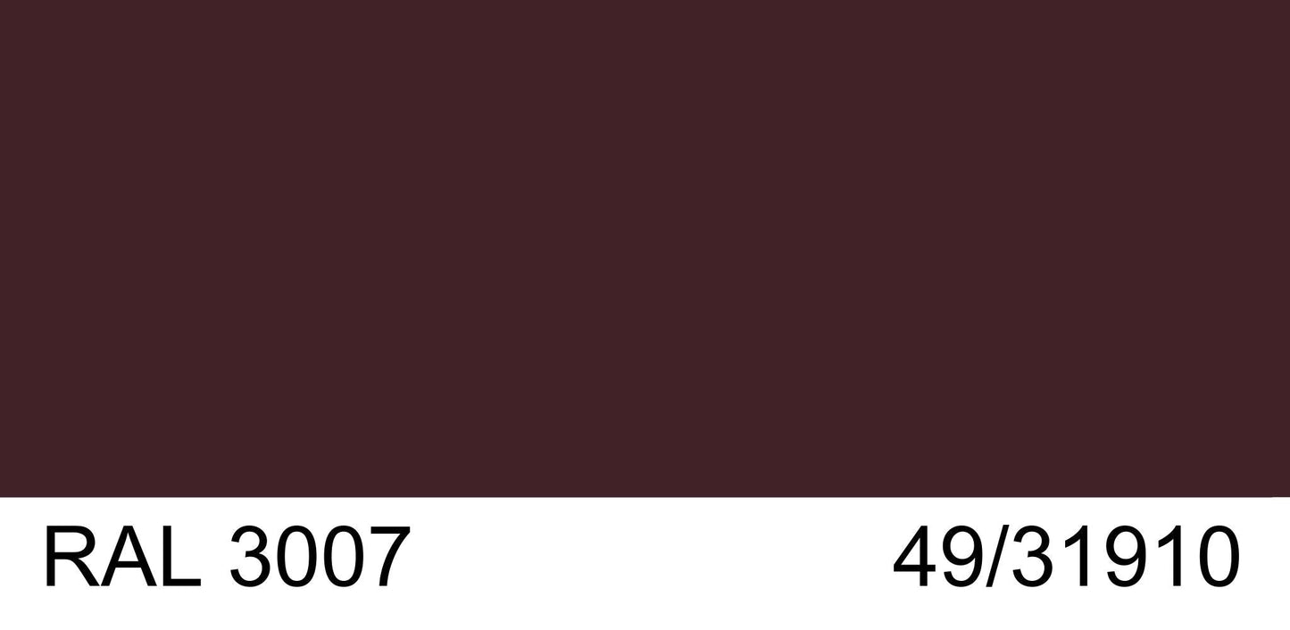 Malm 9"x 18" Telescopic to 8" Pipe With RAL 3007 49/31910 Powder Coat Finish for Fire Drum Fireplaces