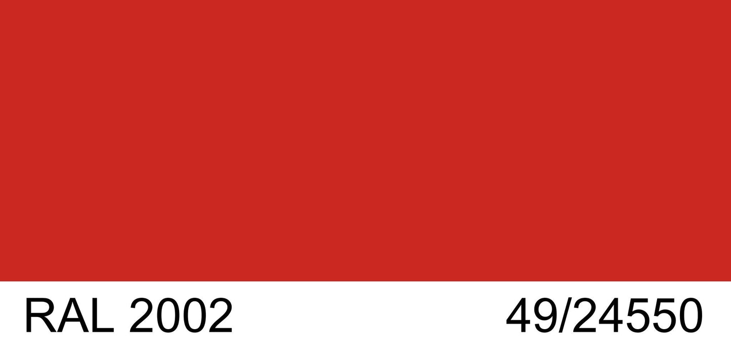 Malm Imperial Carousel 42" Freestanding Natural Gas Fireplace With Remote Control, RAL 2002 49/24550 Powder Coat Top and Matte Black Base