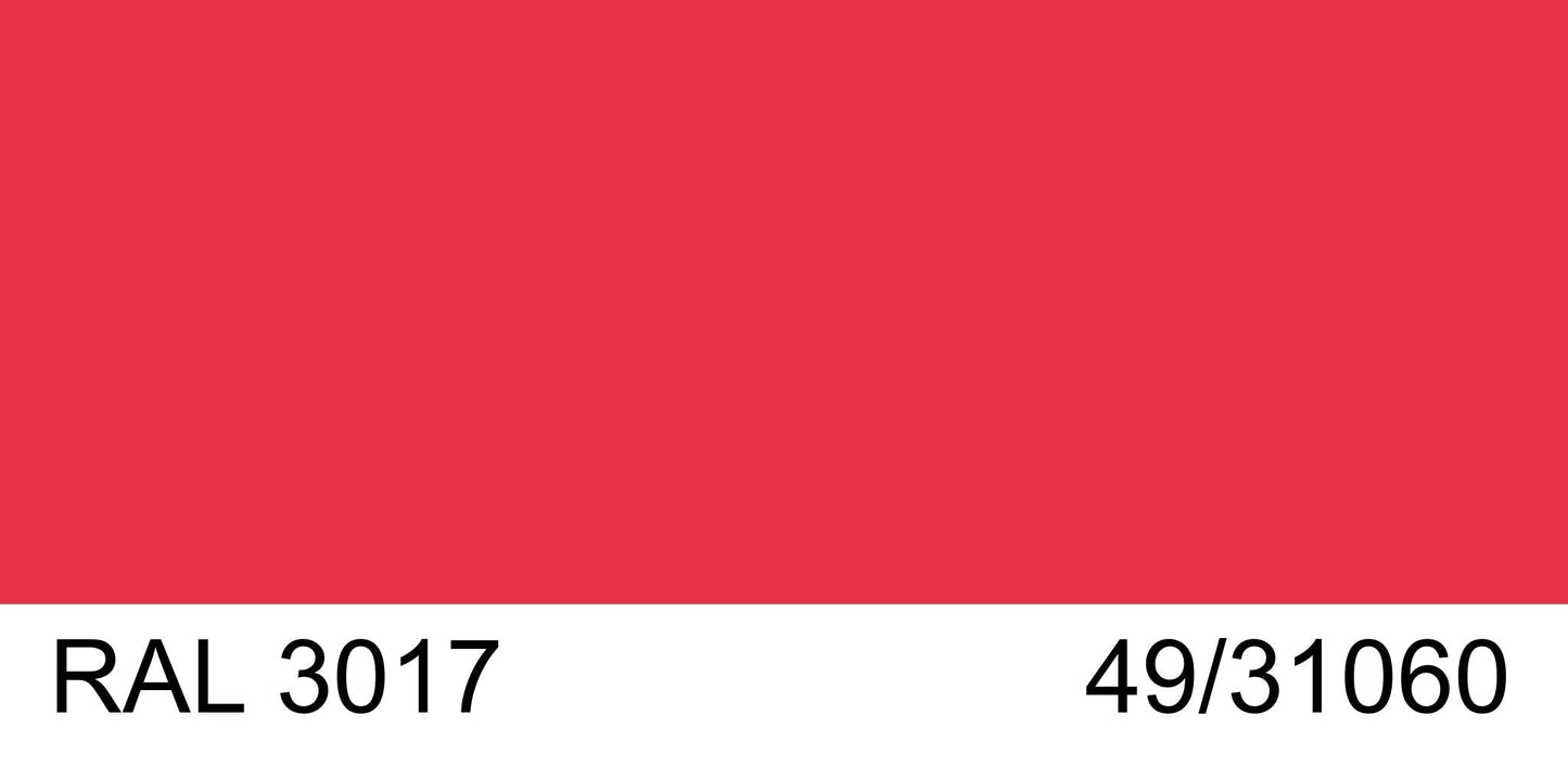 Malm Imperial Carousel 42" Freestanding Natural Gas Fireplace With Remote Control, RAL 3017 49/31060 Powder Coat Top and Matte Black Base