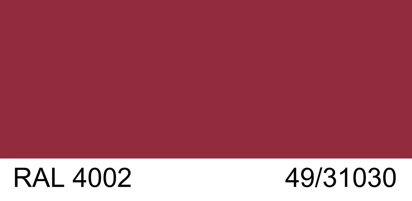 Malm Imperial Carousel 42" Freestanding Natural Gas Fireplace With Remote Control, RAL 4002 49/31030 Powder Coat Top and Matte Black Base