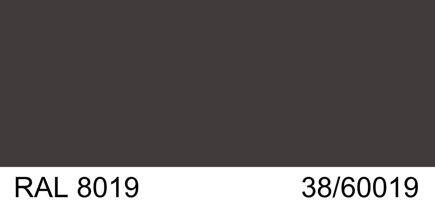 Malm Imperial Carousel 42" Freestanding Natural Gas Fireplace With Remote Control, RAL 8019 38/60019 Powder Coat Top and Matte Black Base