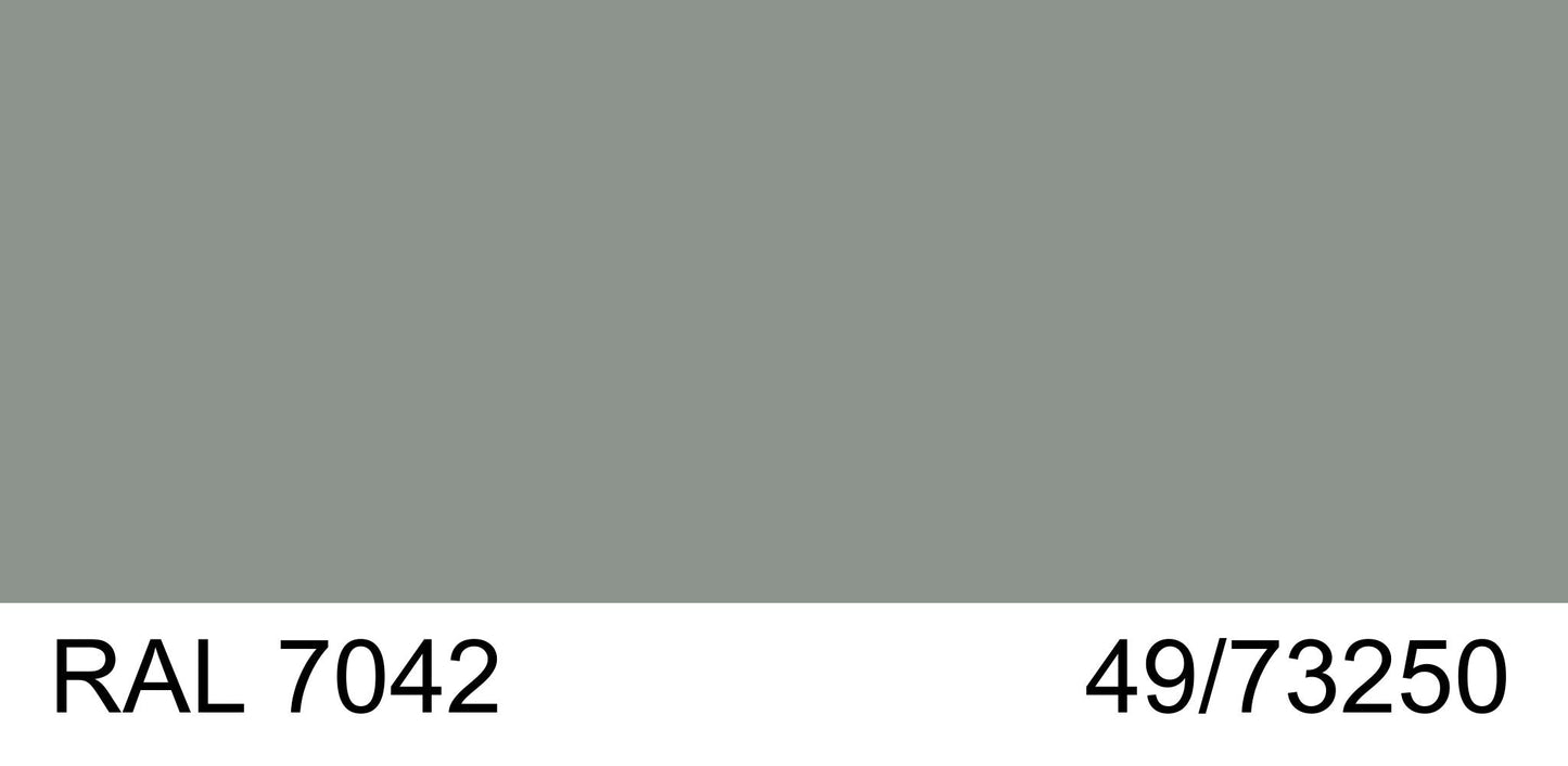 Malm Imperial Carousel 42" Freestanding Propane Gas Fireplace With Remote Control, RAL 7042 49/73250 Powder Coat Top and Matte Black Base