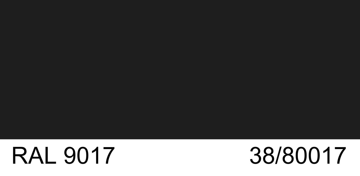 Malm Spin-A-Fire 32" Freestanding Propane Gas Fireplace With Remote Control, RAL 9017 38/80017 Powder Coat Top and Matte Black Base