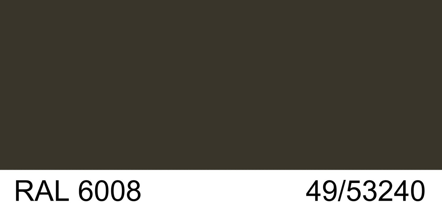 Malm Zircon 34" Freestanding Electric Aquafire Fireplace With Remote Control, RAL 6008 49/53240 Powder Coat Top and Matte Black Base