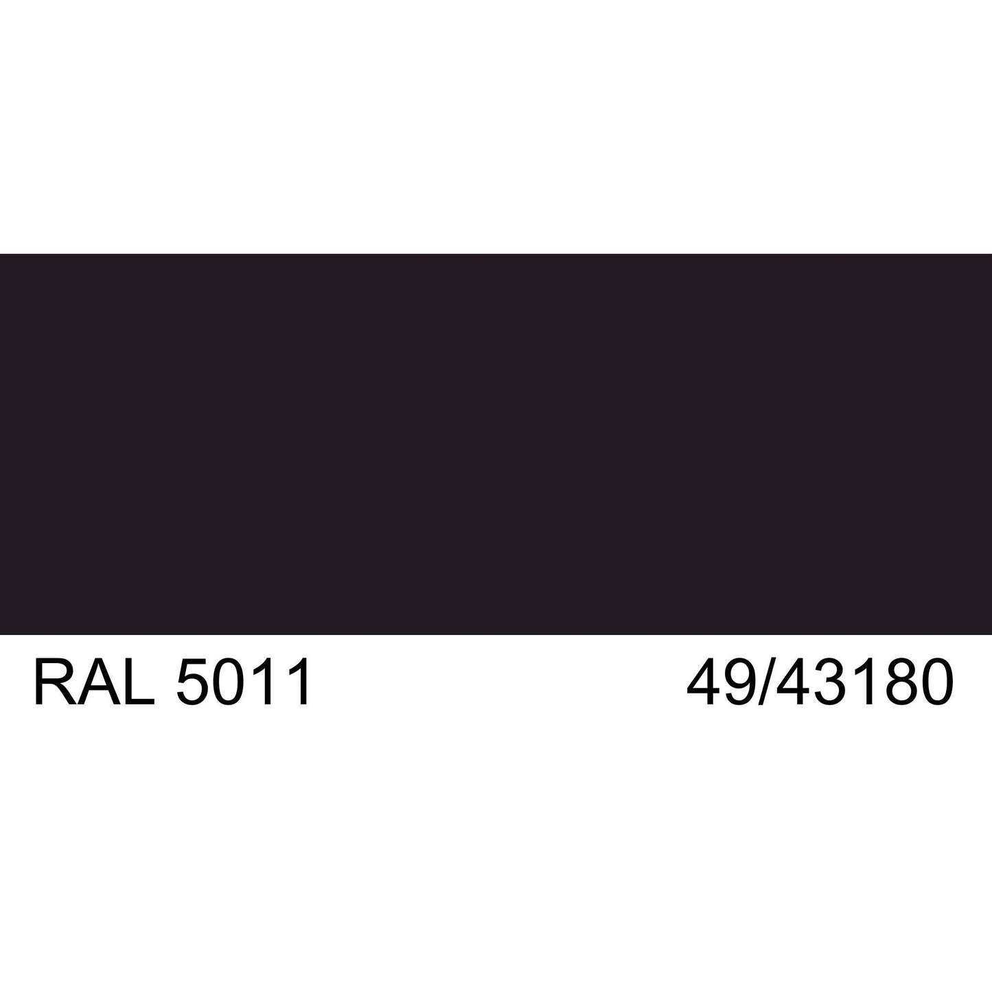 Malm Zircon 34" Freestanding Horizontal Direct Vent Propane Gas Fireplace With RAL 5011 49/43180 Powder Coat Top and Base