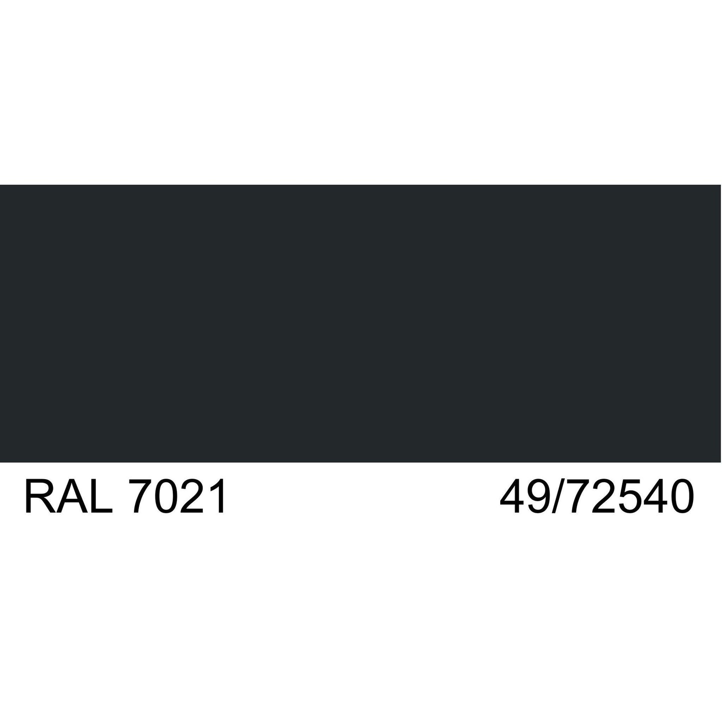 Malm Zircon 34" Freestanding Horizontal Direct Vent Propane Gas Fireplace With RAL 7021 49/72540 Powder Coat Top and Base
