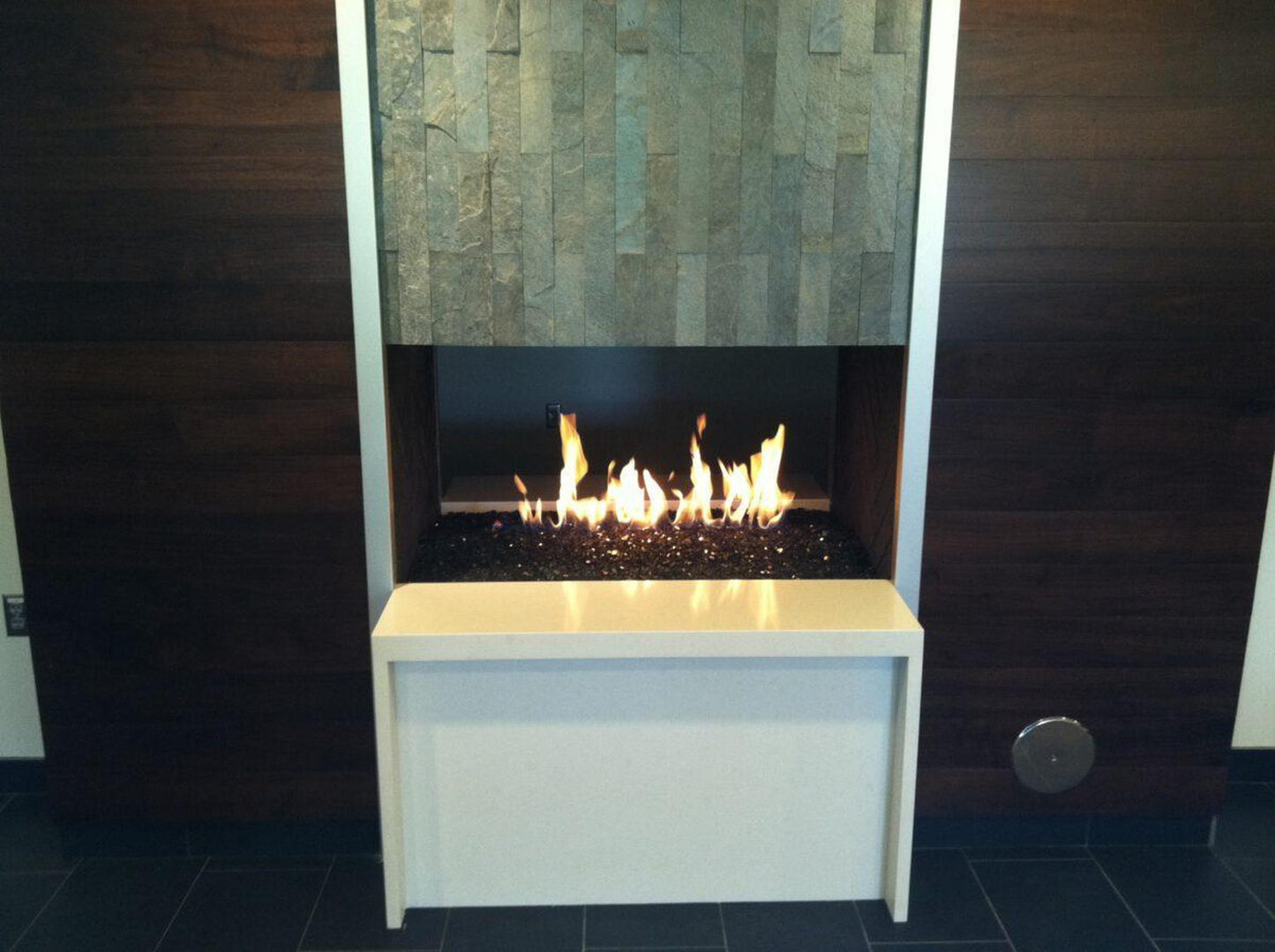 Mason-Lite 72" Linear Gas Fireplace - 12" B-Vent
