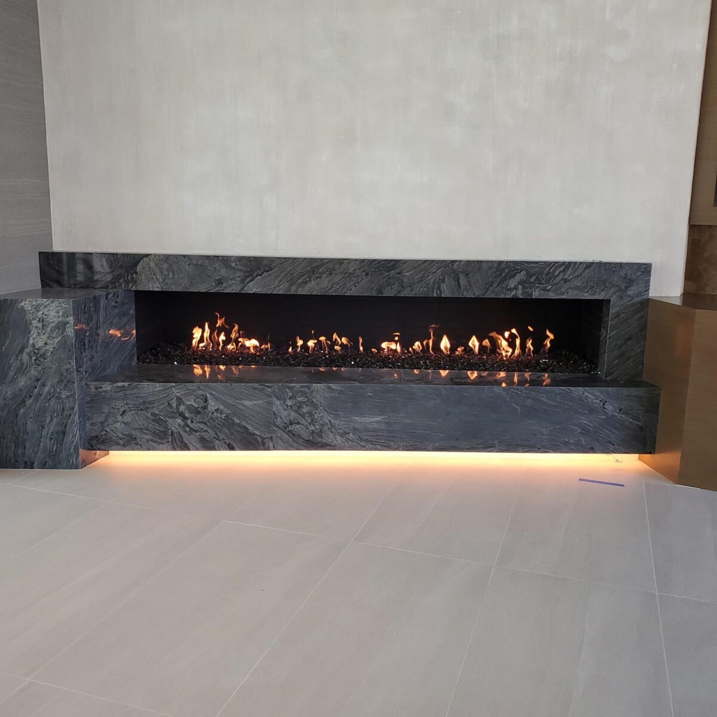 Mason-Lite 72" Linear Gas Fireplace - 12" B-Vent