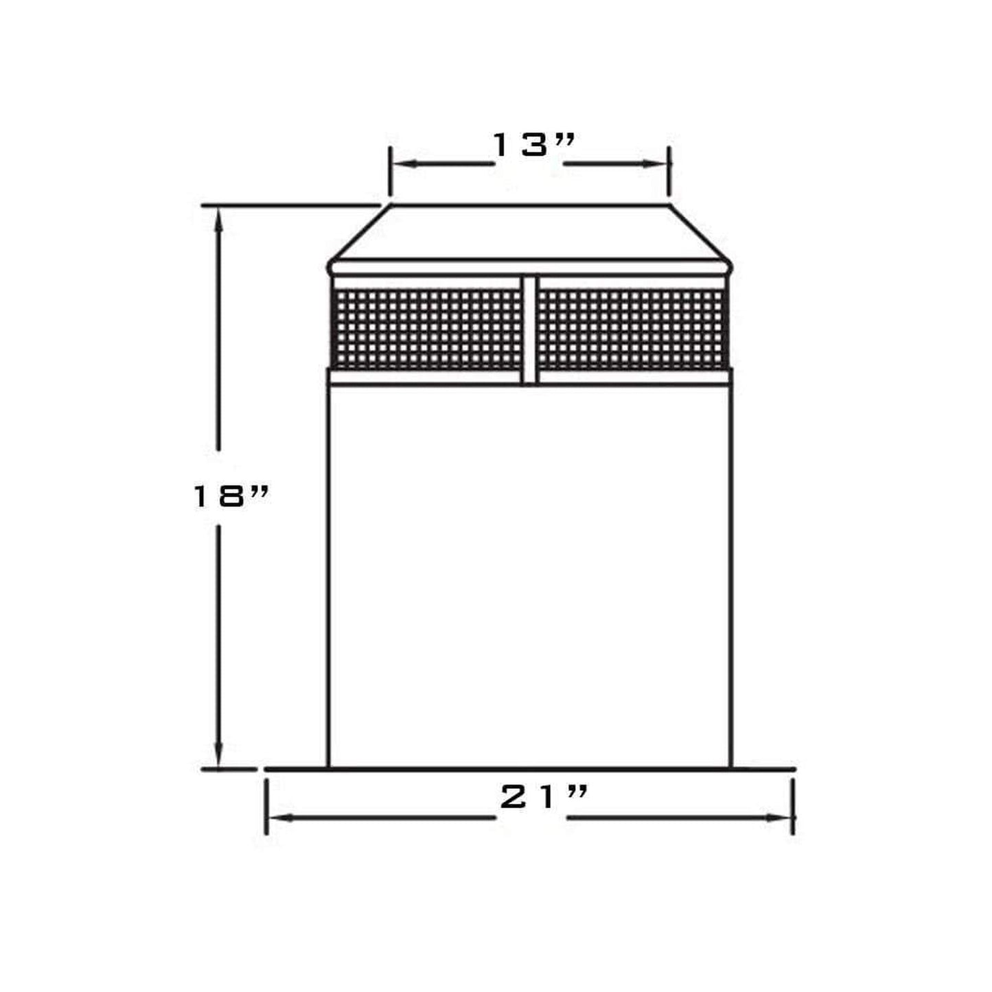 Metal-Fab All-Fuel Temp/Guard 10" Insulation Shield