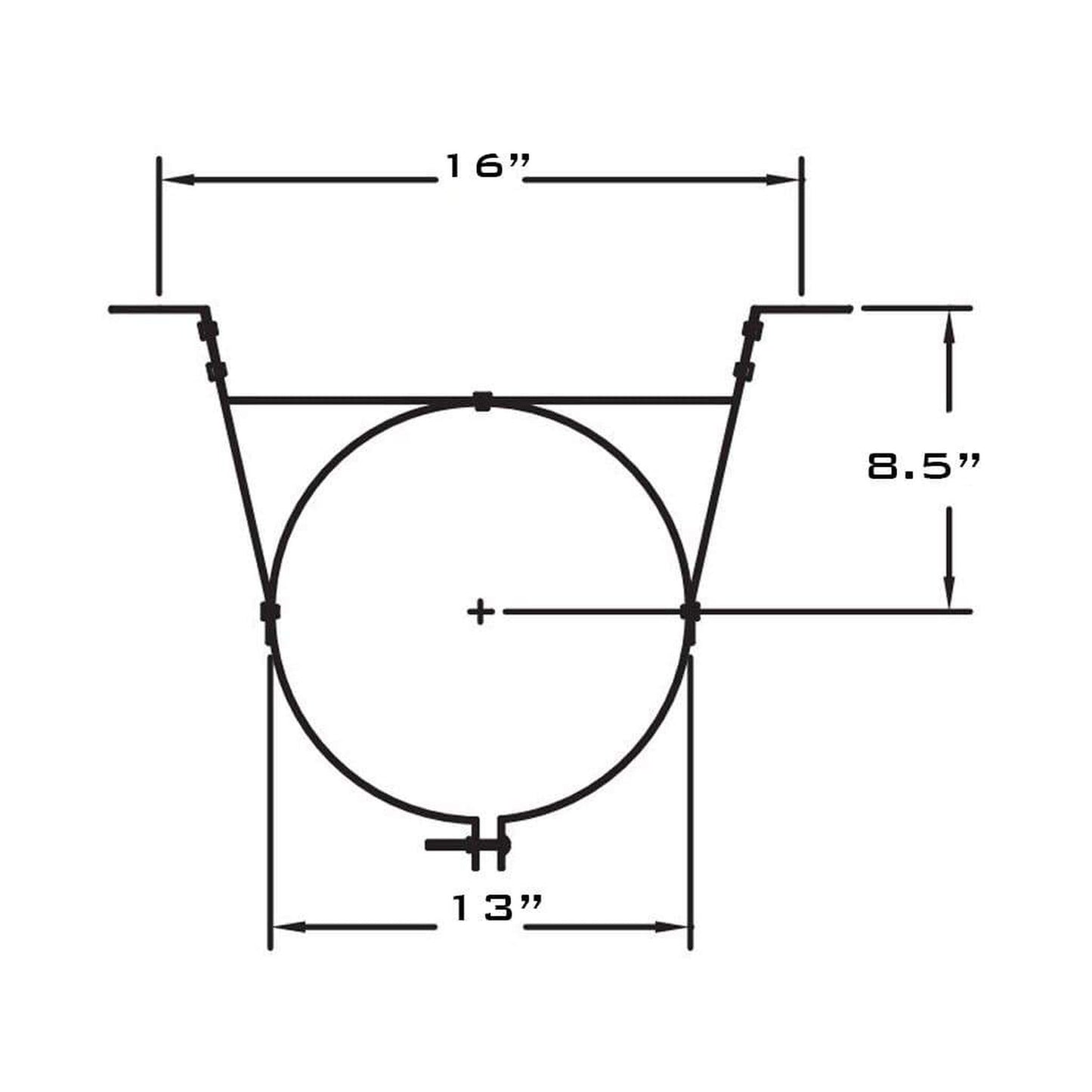 Metal-Fab All-Fuel Temp/Guard 10" Wall Band