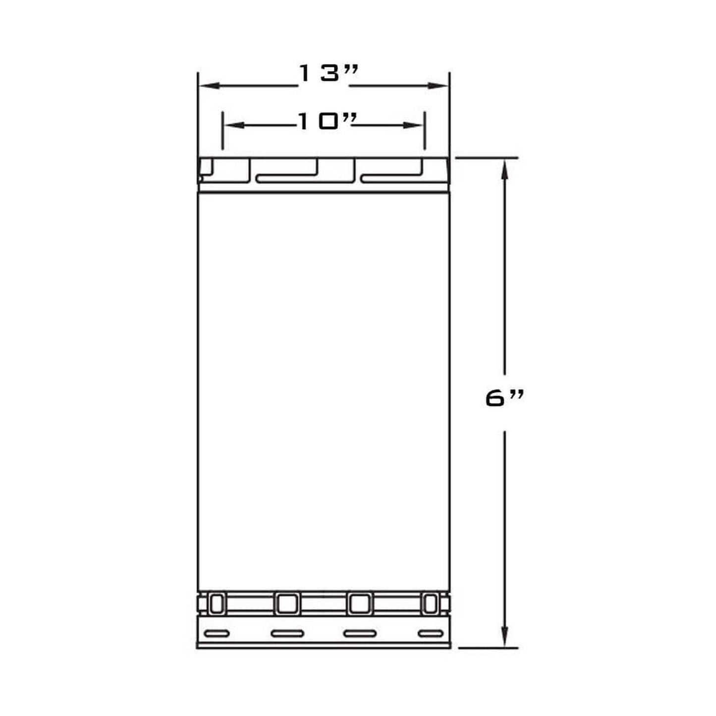 Metal-Fab All-Fuel Temp/Guard 10" x 6" Galvanized Chimney Pipe