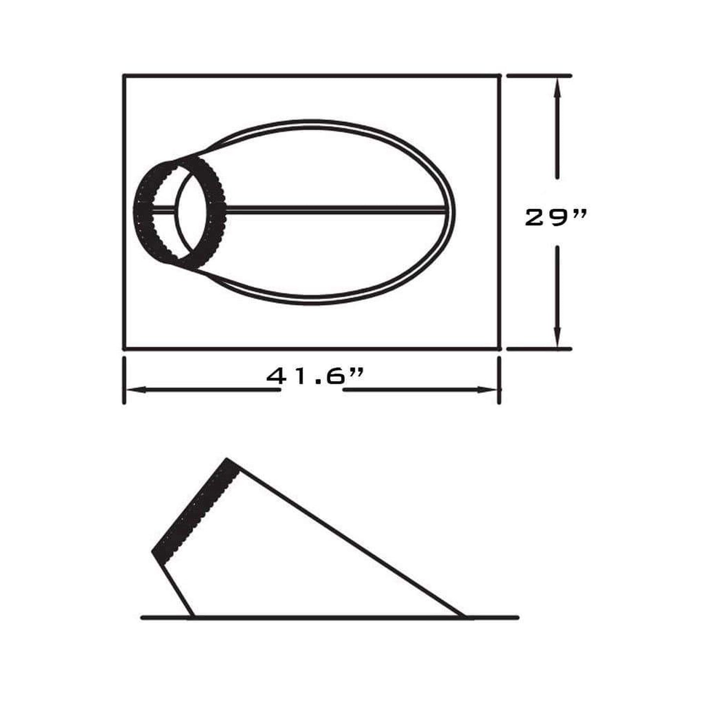 Metal-Fab All-Fuel Temp/Guard 12" 11/12 to 15/12 Pitched Roof Flashing