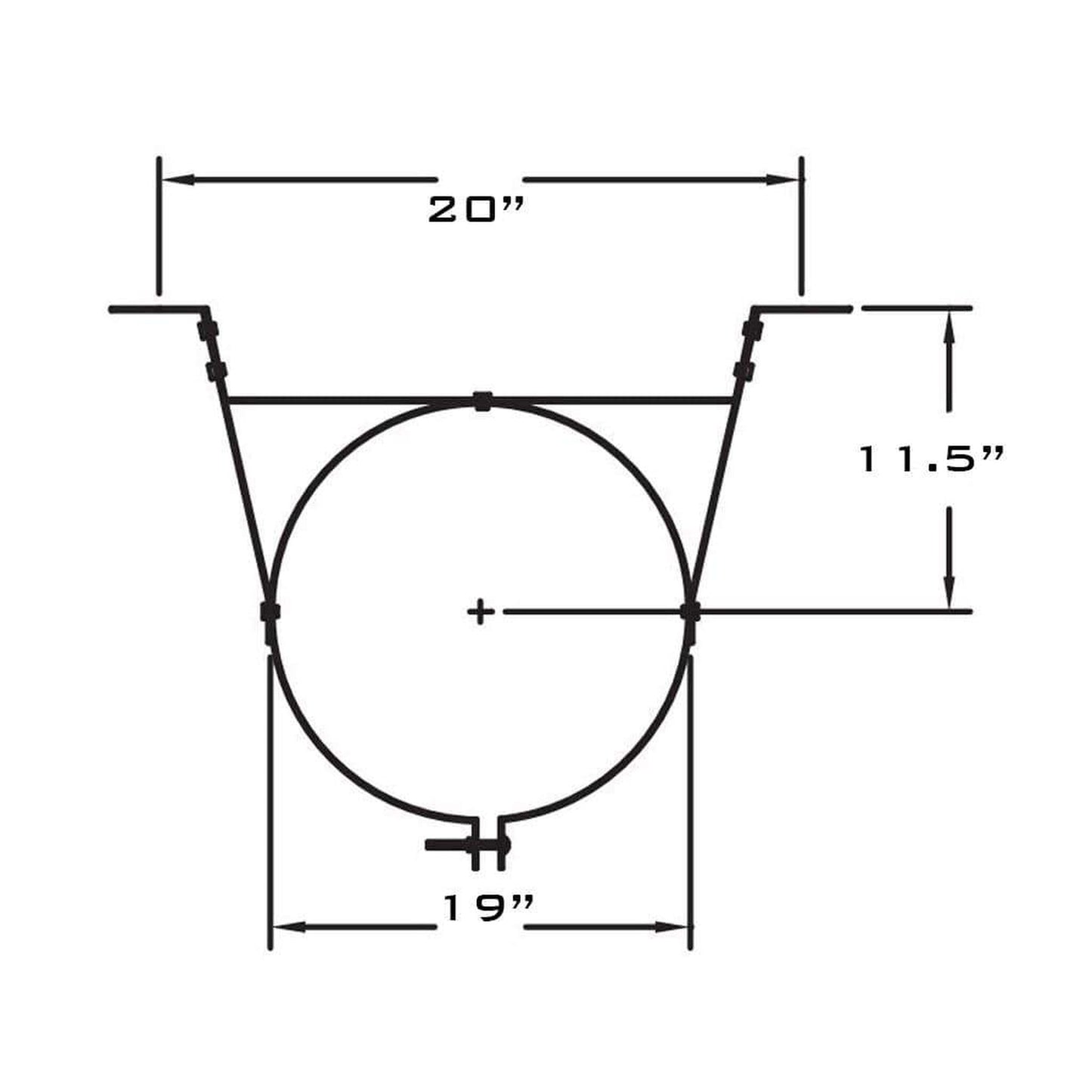 Metal-Fab All-Fuel Temp/Guard 16" Wall Band