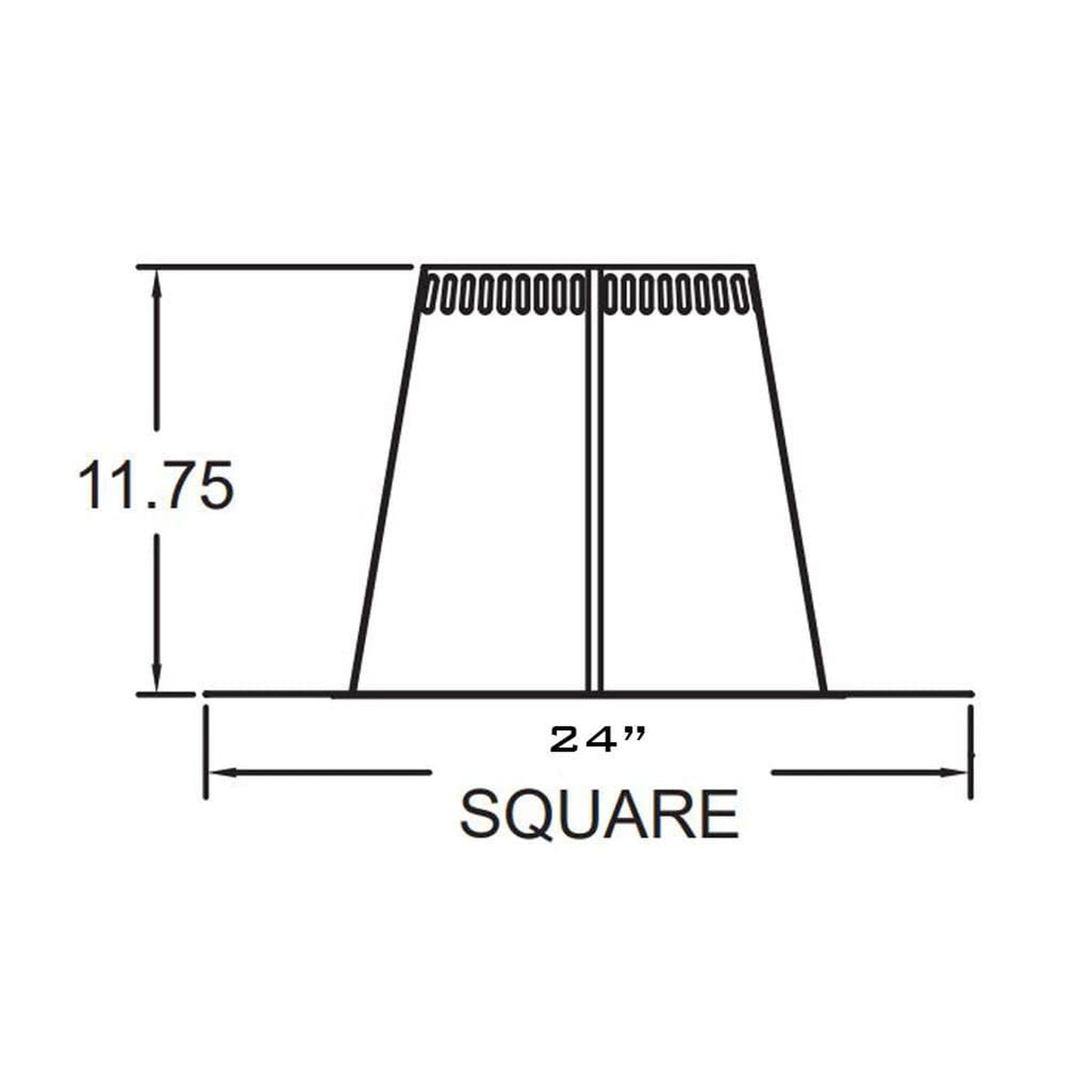 Metal-Fab All-Fuel Temp/Guard 8" 0/12 - 2/12 Flat Tall Cone Flashing