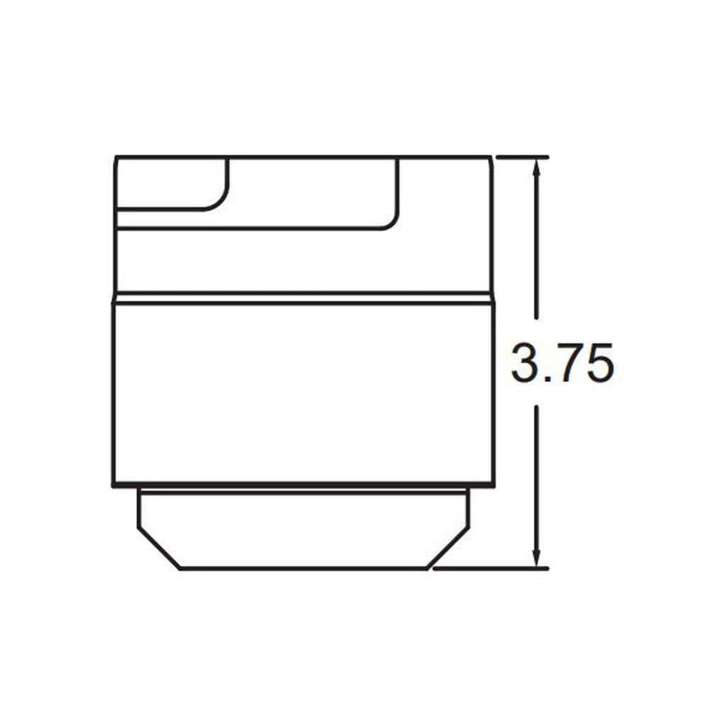 Metal-Fab Biomass Chimney 3" Twisted-Off Tee Cap