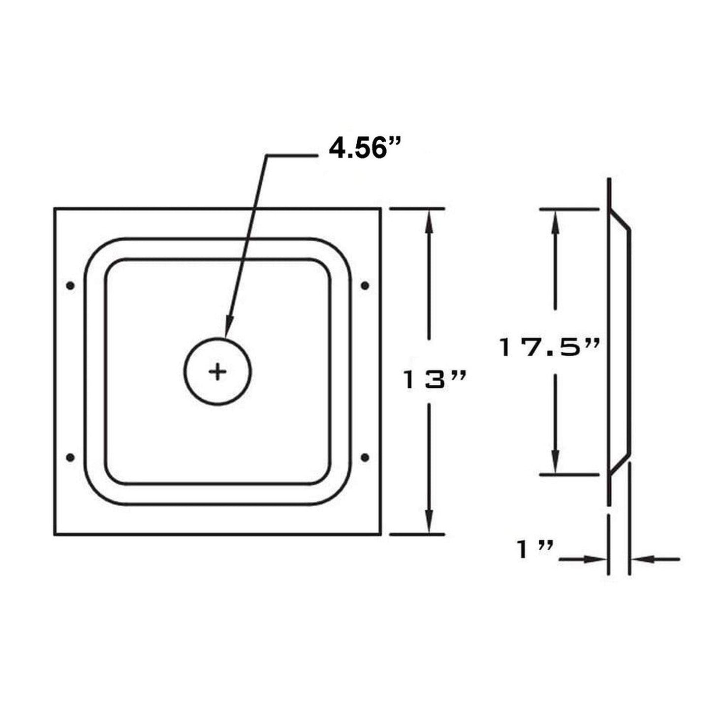 Metal-Fab Biomass Chimney 4" Firestop Spacer