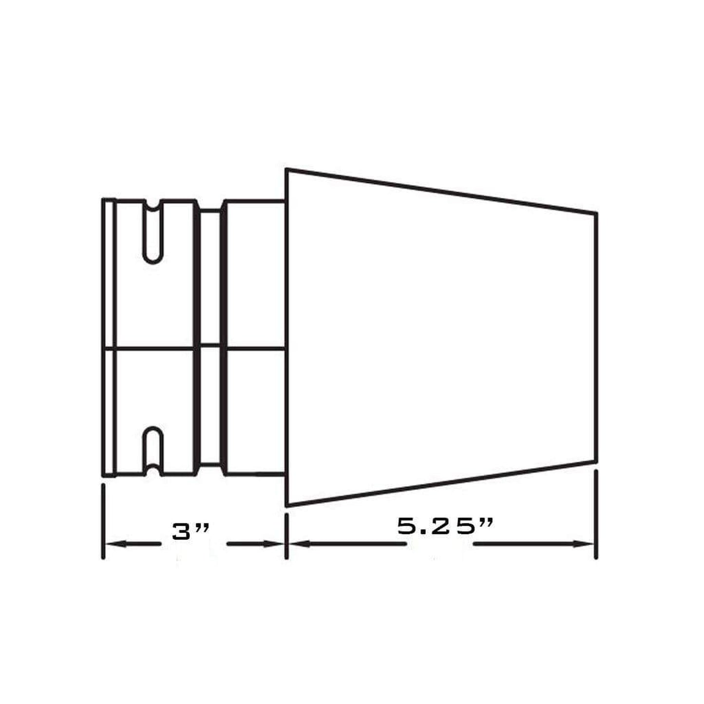 Metal-Fab Biomass Chimney 4" Horizontal Jet Cap