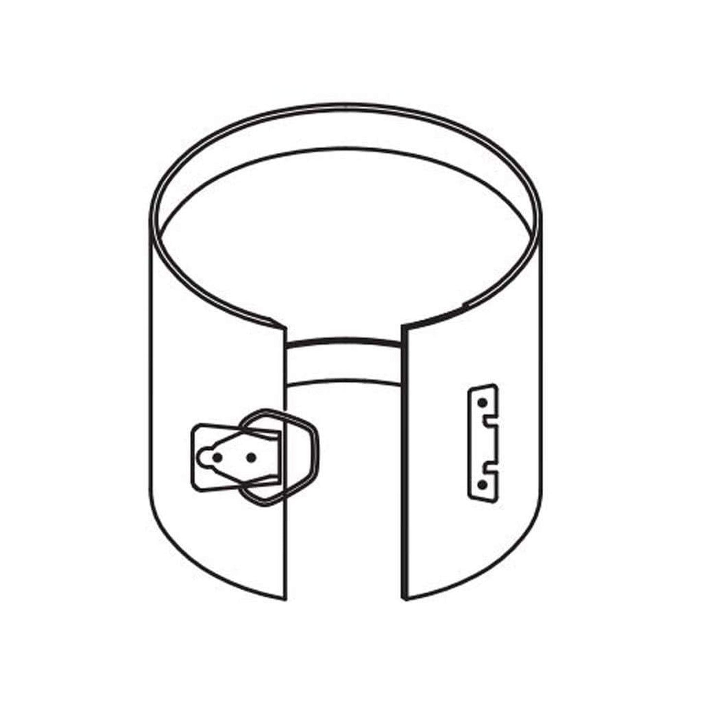 Metal-Fab Biomass Chimney 4" Joint Trim Sleeve