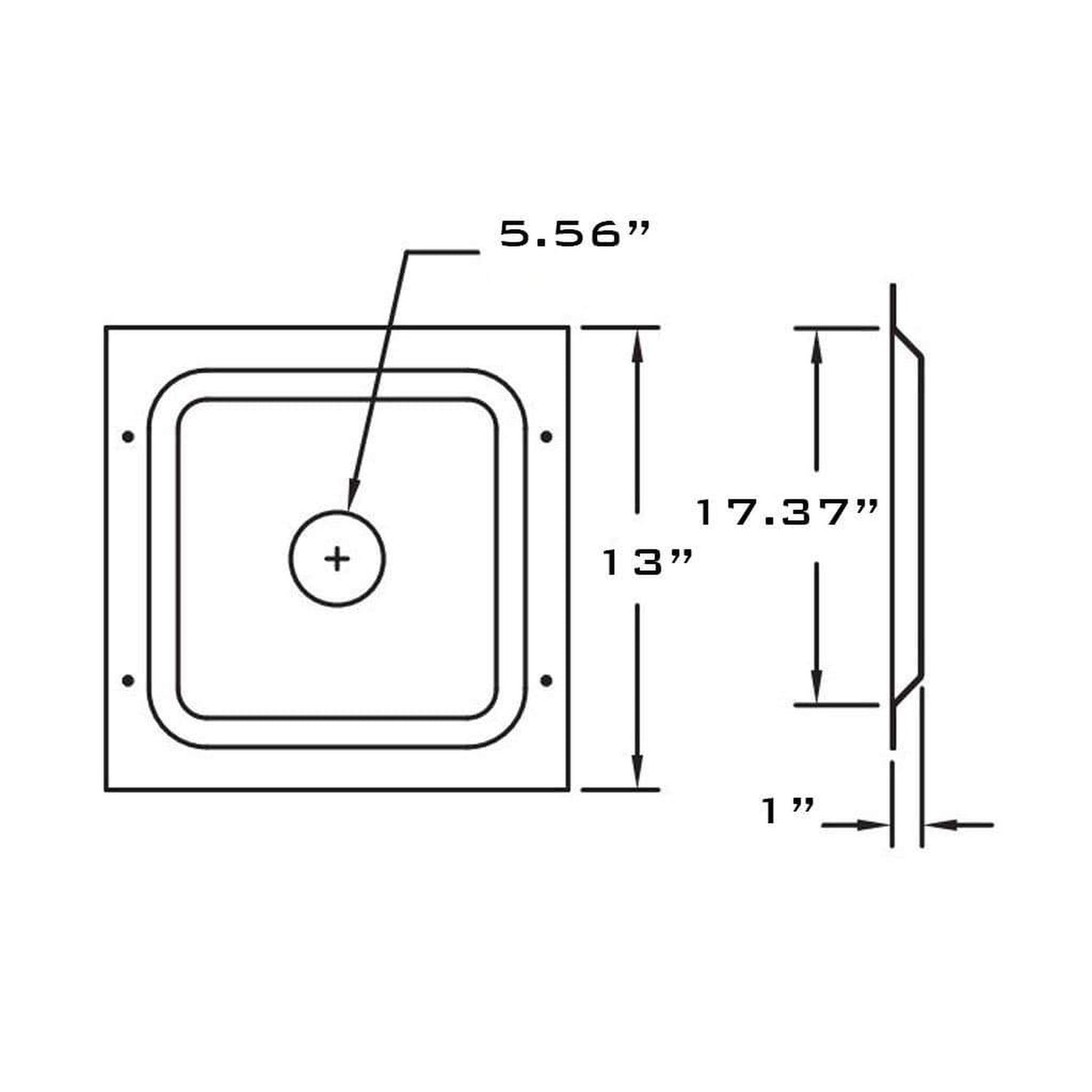 Metal-Fab Biomass Chimney 5" Firestop Spacer