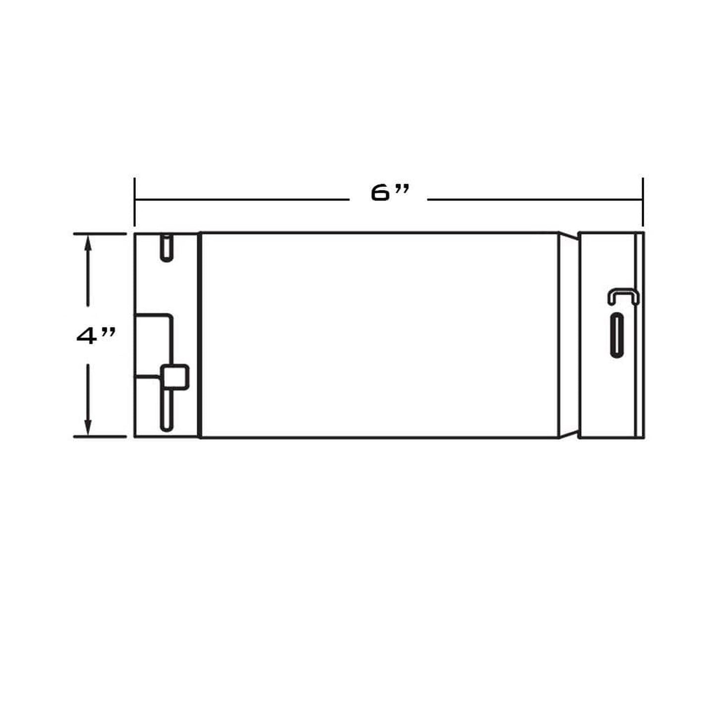 Metal-Fab Biomass Chimney Type-L Vent 4" x 6" Rigid Pipe Length