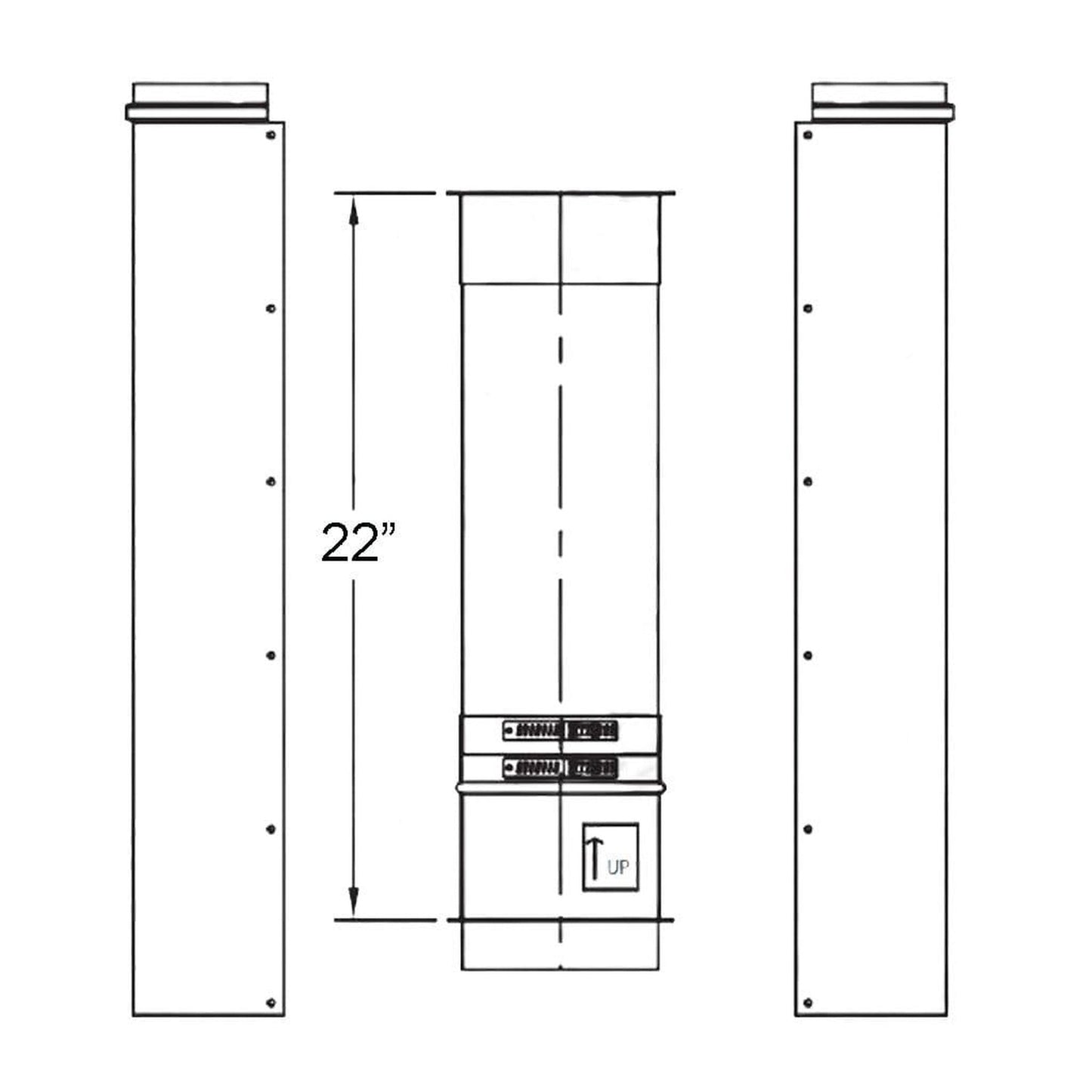 Metal-Fab Corr/Guard 6" x 22" Aluminum Variable Length
