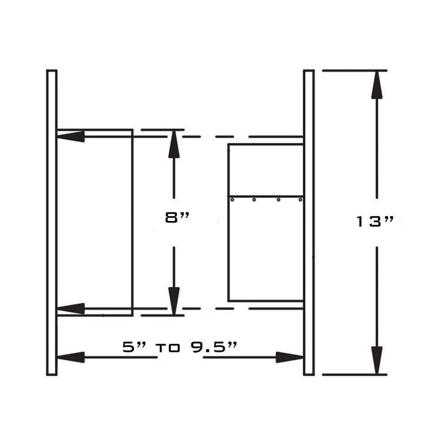 Metal-Fab Premium Biomass 5" Wall Thimble