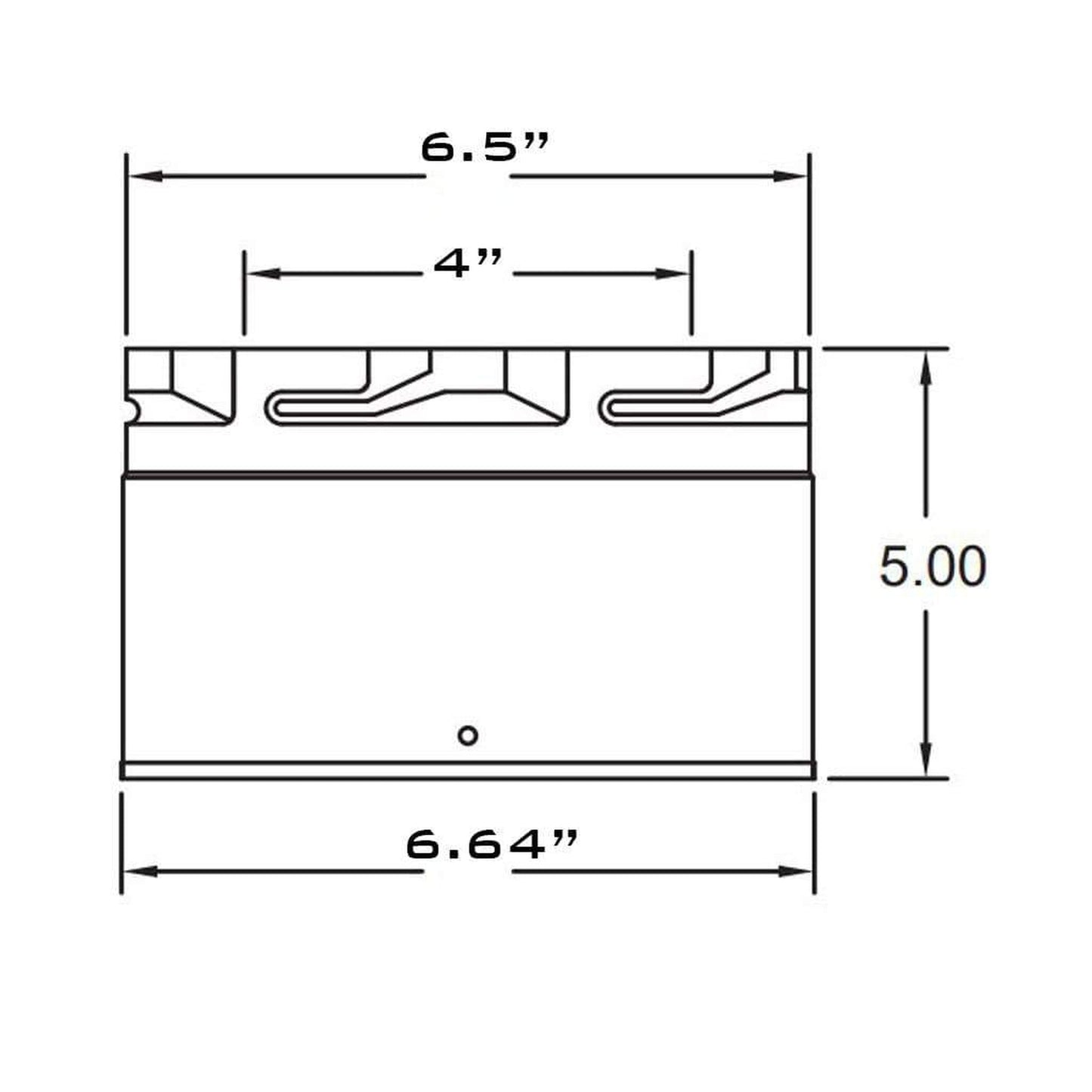 Metal-Fab Sure-Seal Direct Vent 4" SD to MF Adapter Fitting