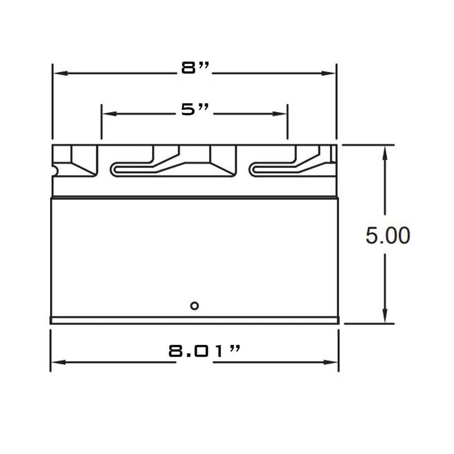 Metal-Fab Sure-Seal Direct Vent 5" Black SD to MF Adapter Fitting