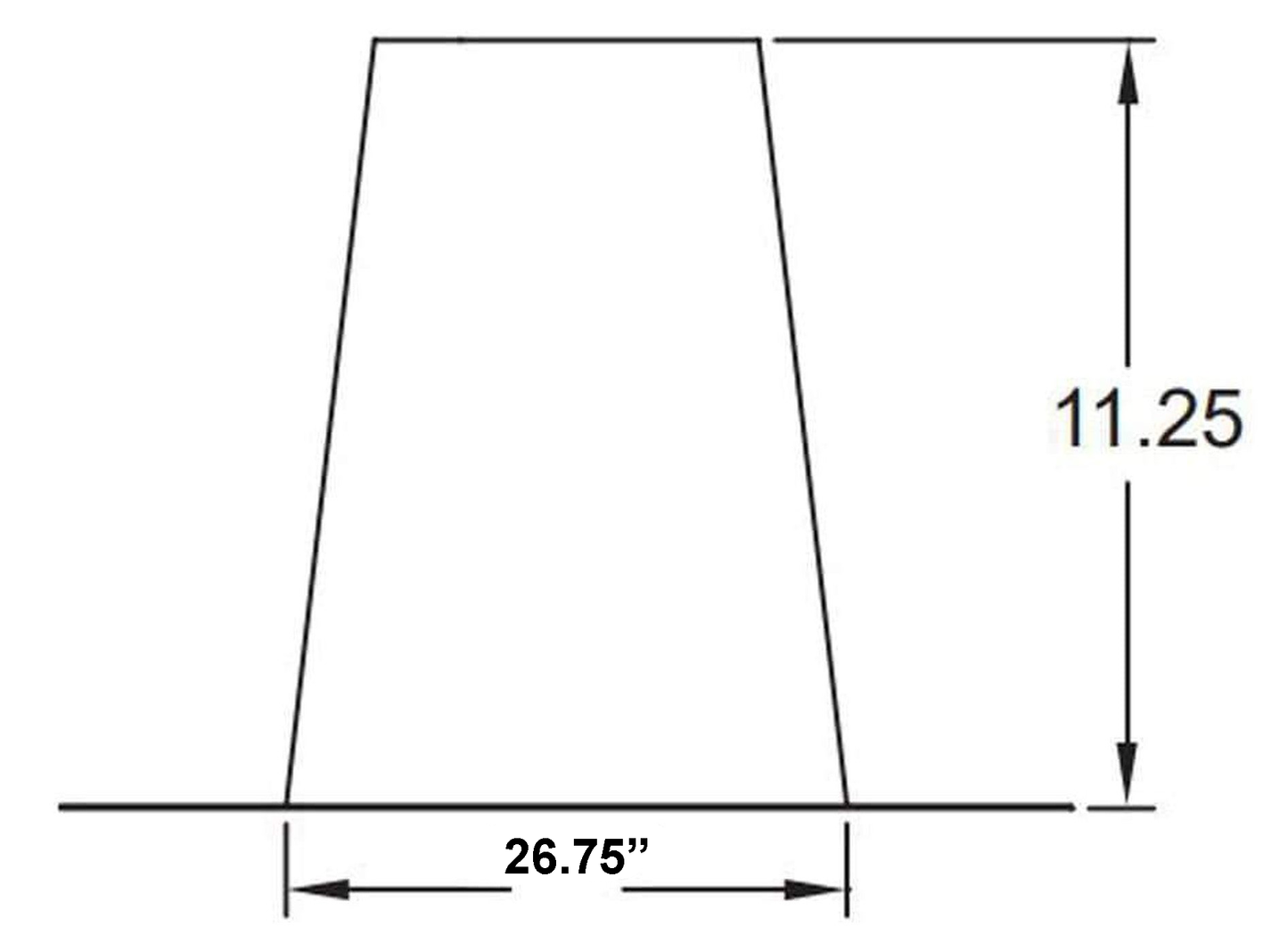 Metal-Fab Type B-Vent 22" Tall Cone Flat Flashing