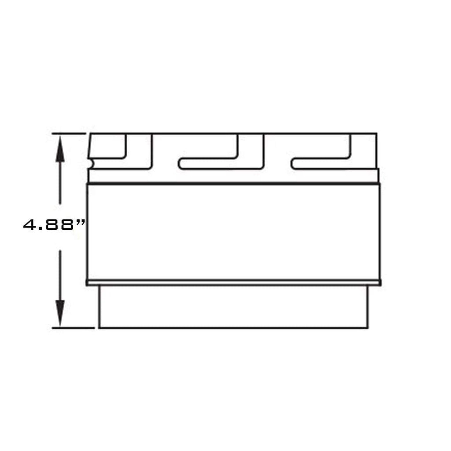 Metal-Fab Type B-Vent 4" Drafthood Connector