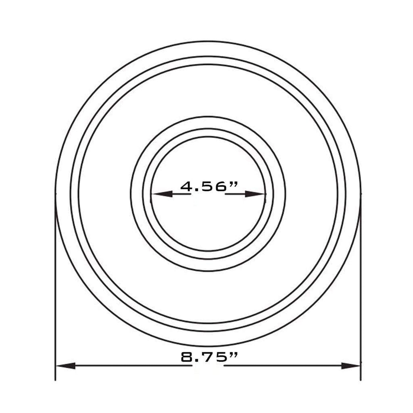 Metal-Fab Type B-Vent 4" Vent Collar
