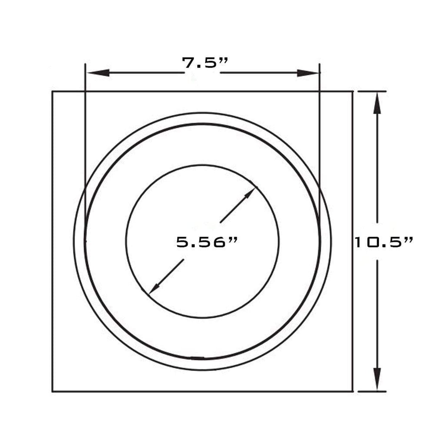 Metal-Fab Type B-Vent 5" Firestop Spacer
