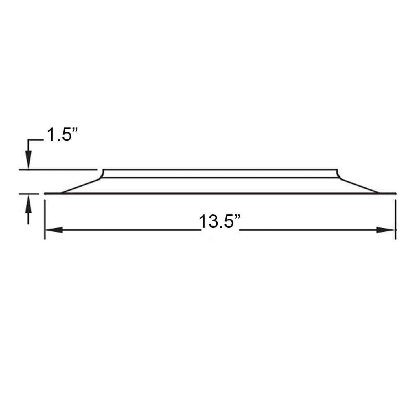 Metal-Fab Type B-Vent 5" Oval Storm Collar