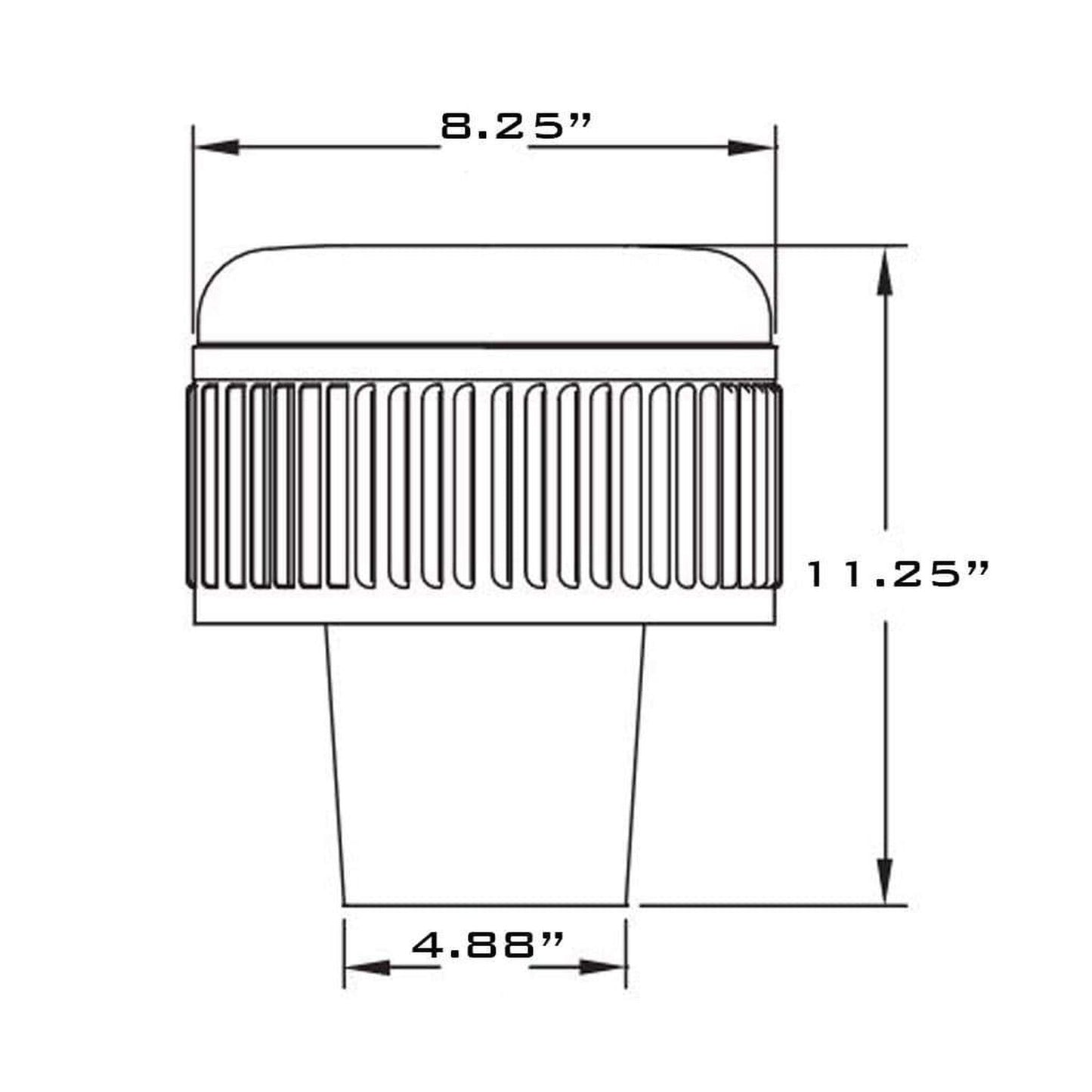 Metal-Fab Type B-Vent 5" Universal Vent Cap