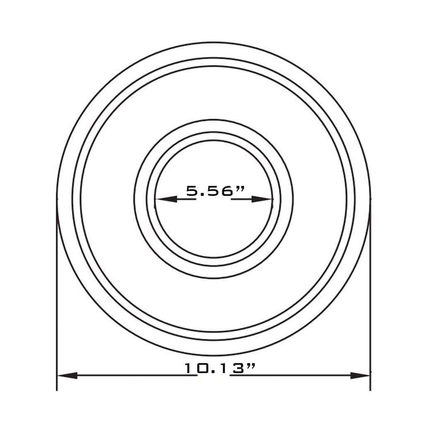 Metal-Fab Type B-Vent 5" Vent Collar