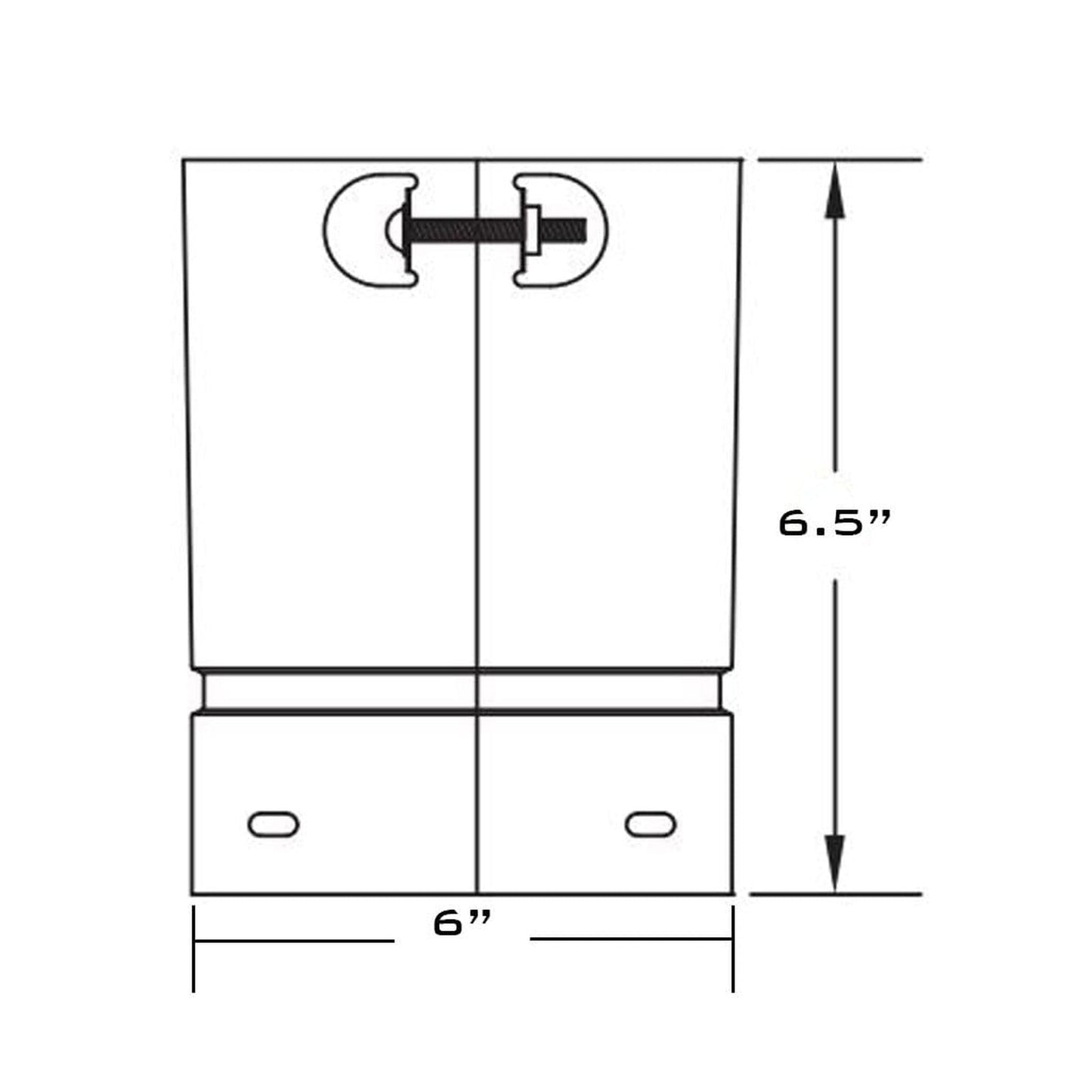 Metal-Fab Type B-Vent 6" Female Adjustable Adaptor