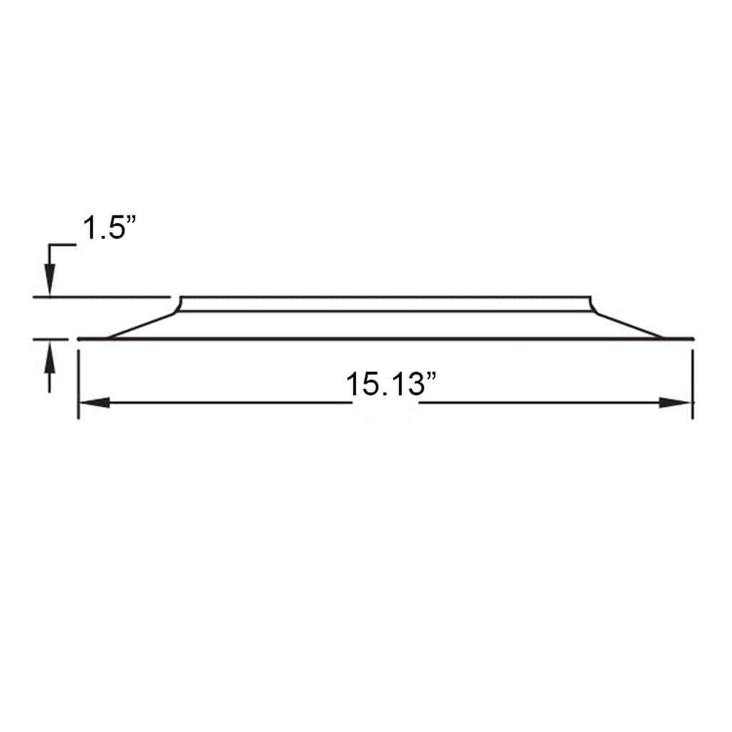 Metal-Fab Type B-Vent 6" Oval Storm Collar