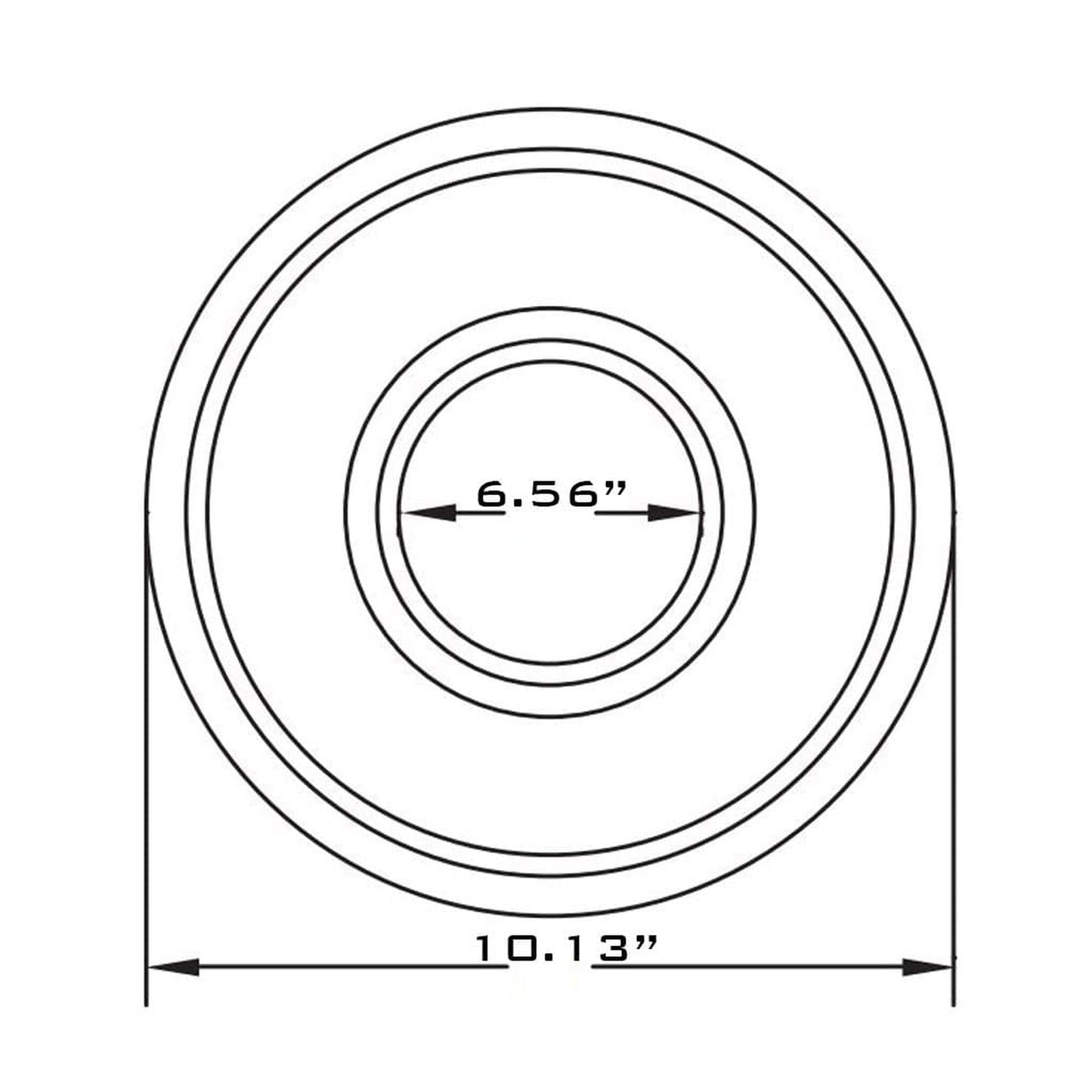 Metal-Fab Type B-Vent 6" Vent Collar