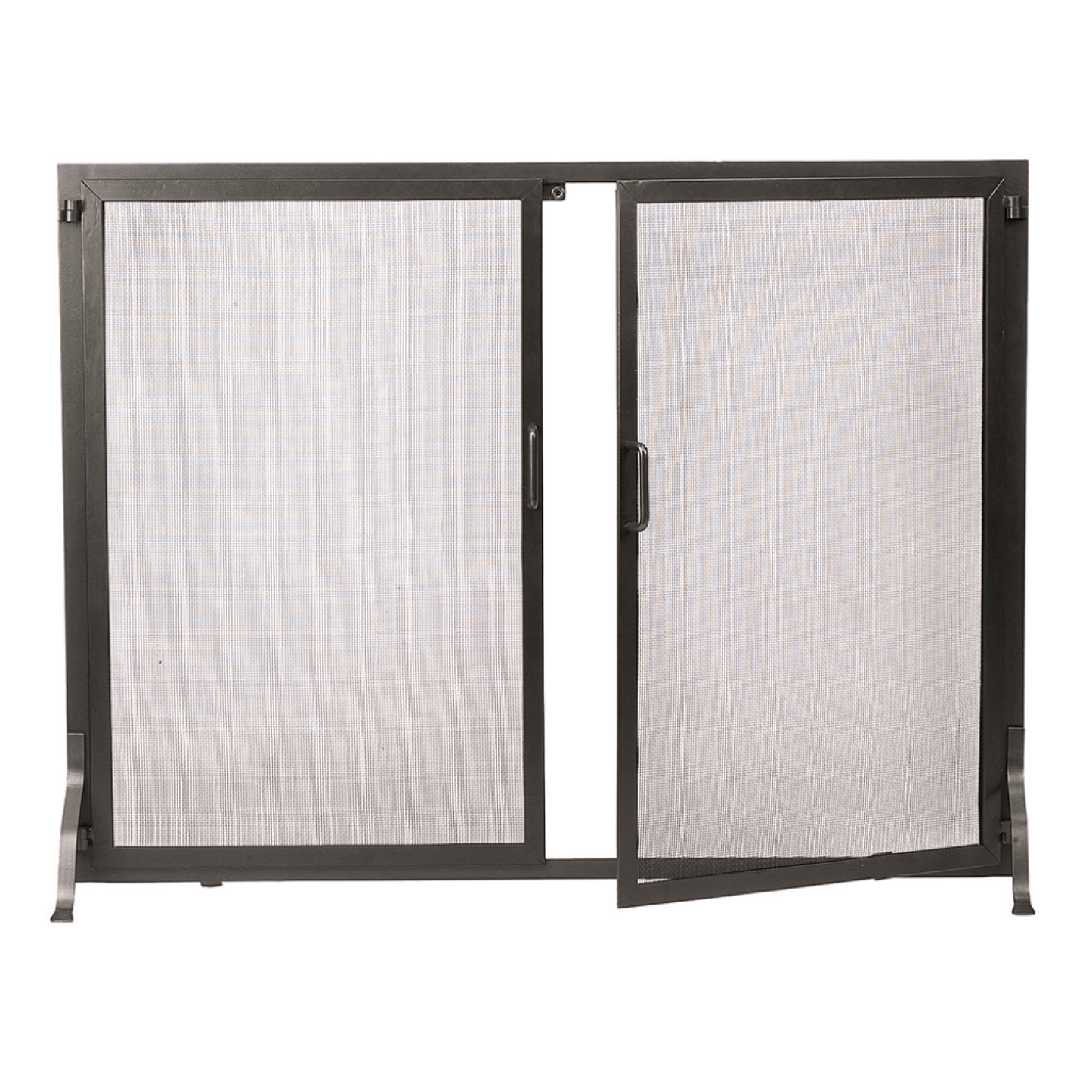 Minuteman Classic Flat Fireplace Screens w/ Doors