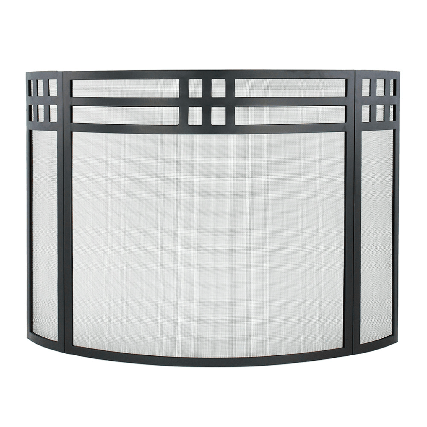 Minuteman Gridwork Curved Fireplace Screen