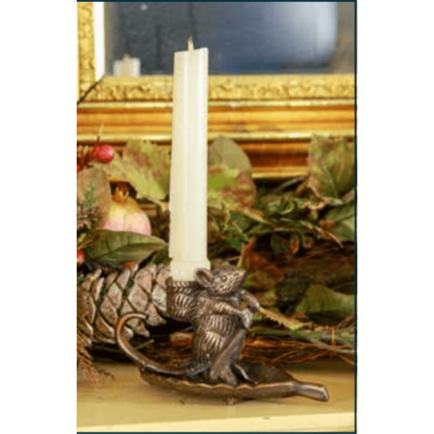 Minuteman Intrepid Mouse Candleholder