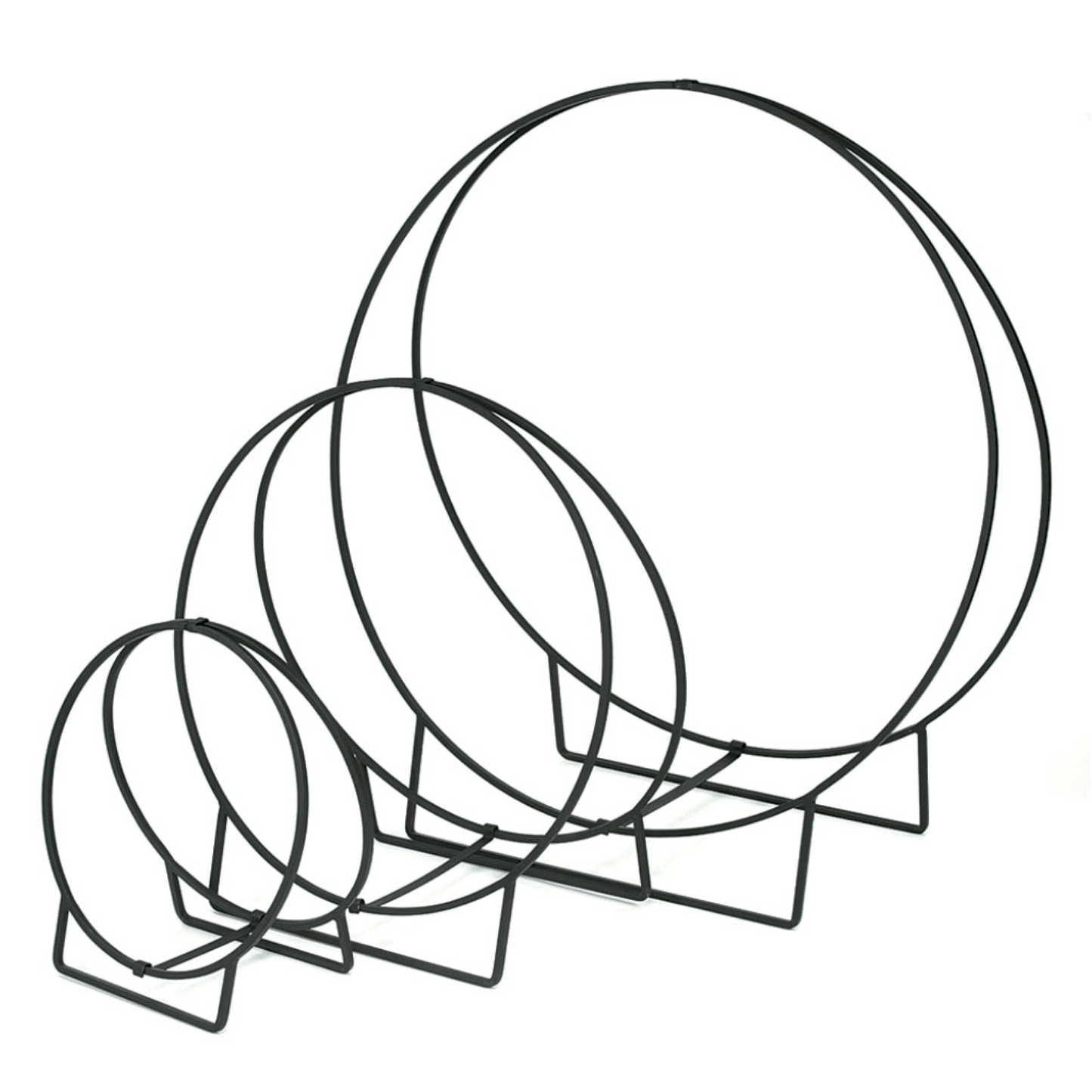 Minuteman Log Holder Hoops