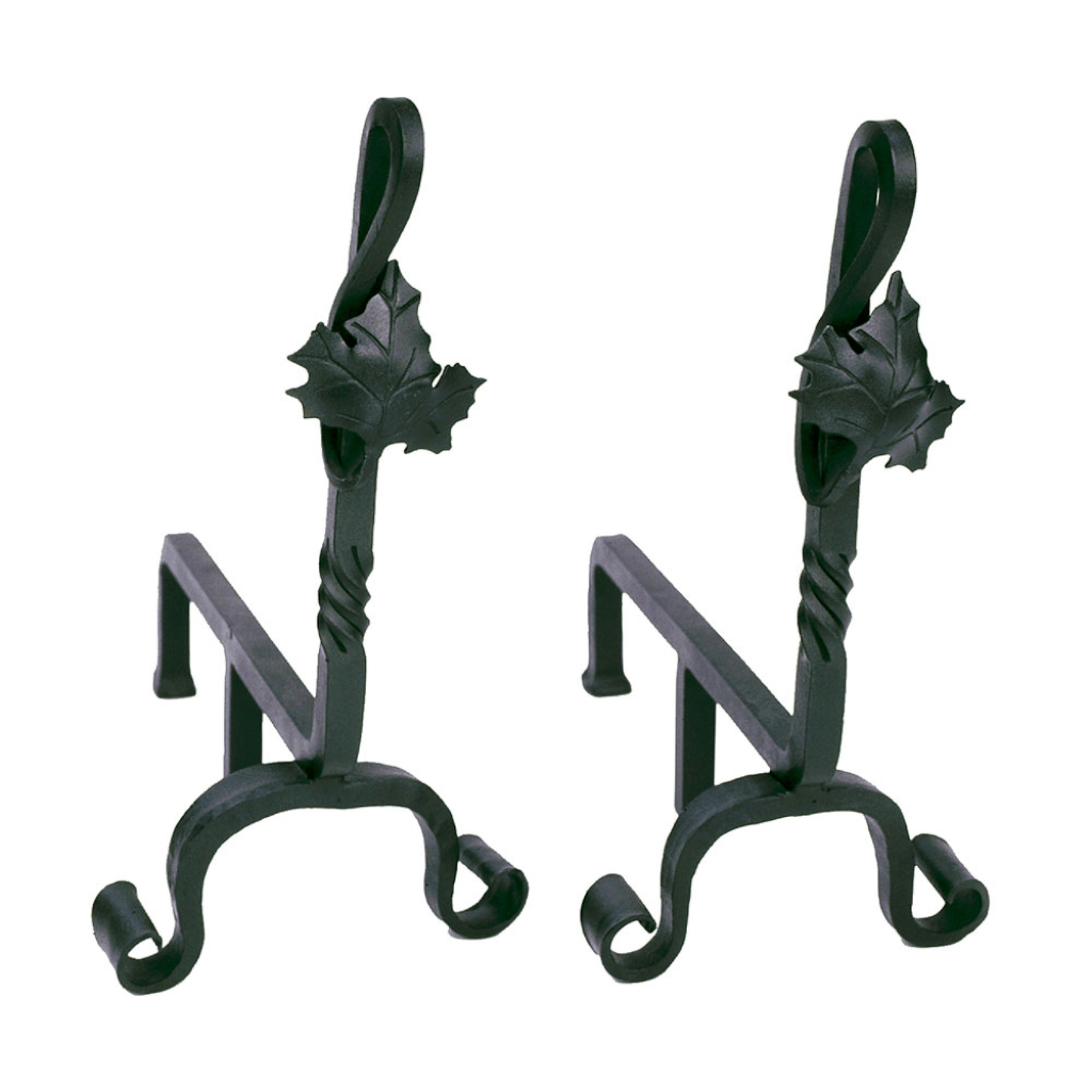 Minuteman Maple Leaf Andirons