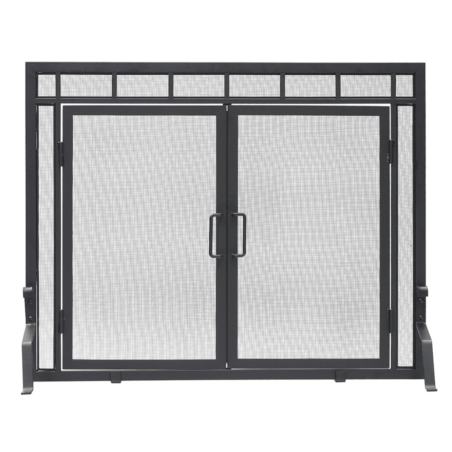 Minuteman Sidelight Classic Fireplace Screens w/ Doors