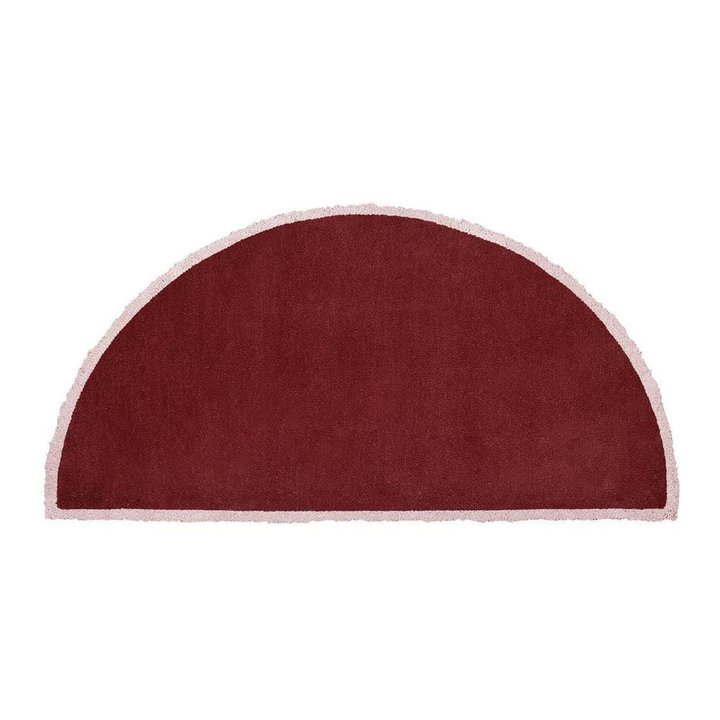 Minuteman Solid Color Half Round Hearth Rugs