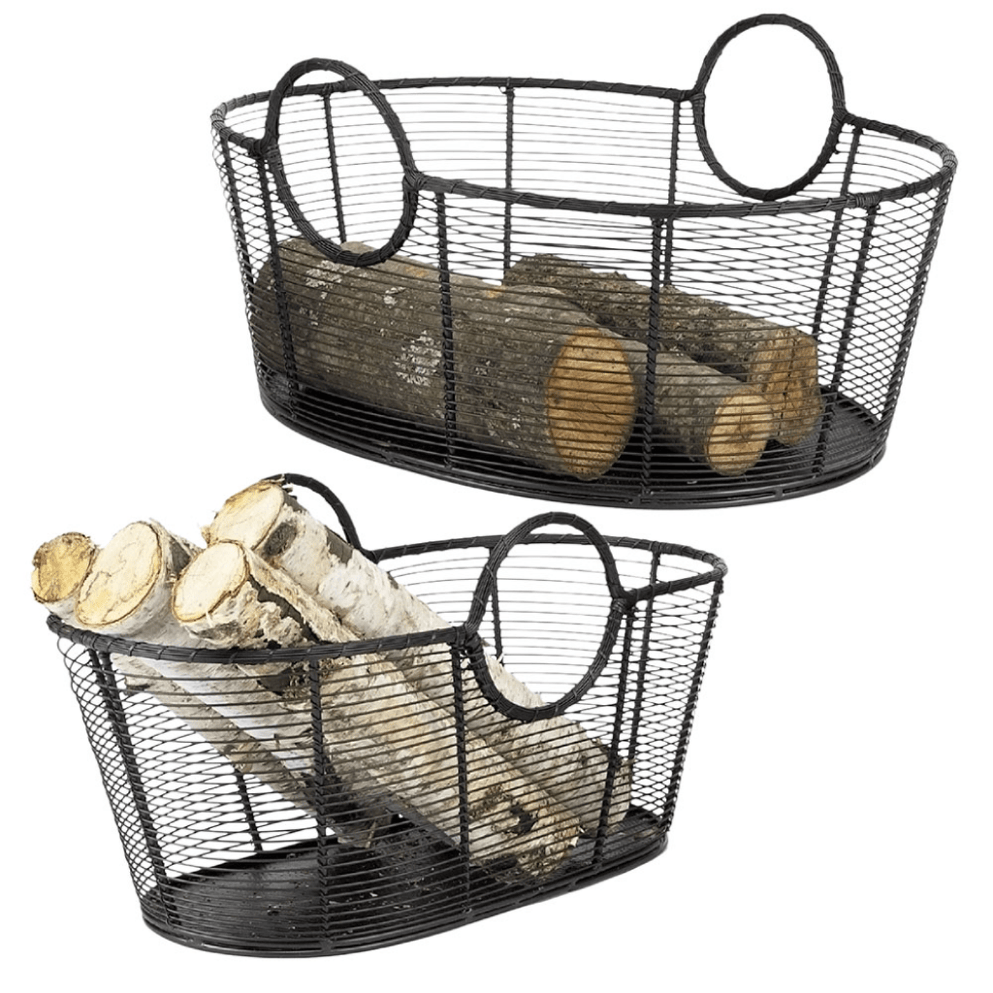 Minuteman Wire Wood Baskets