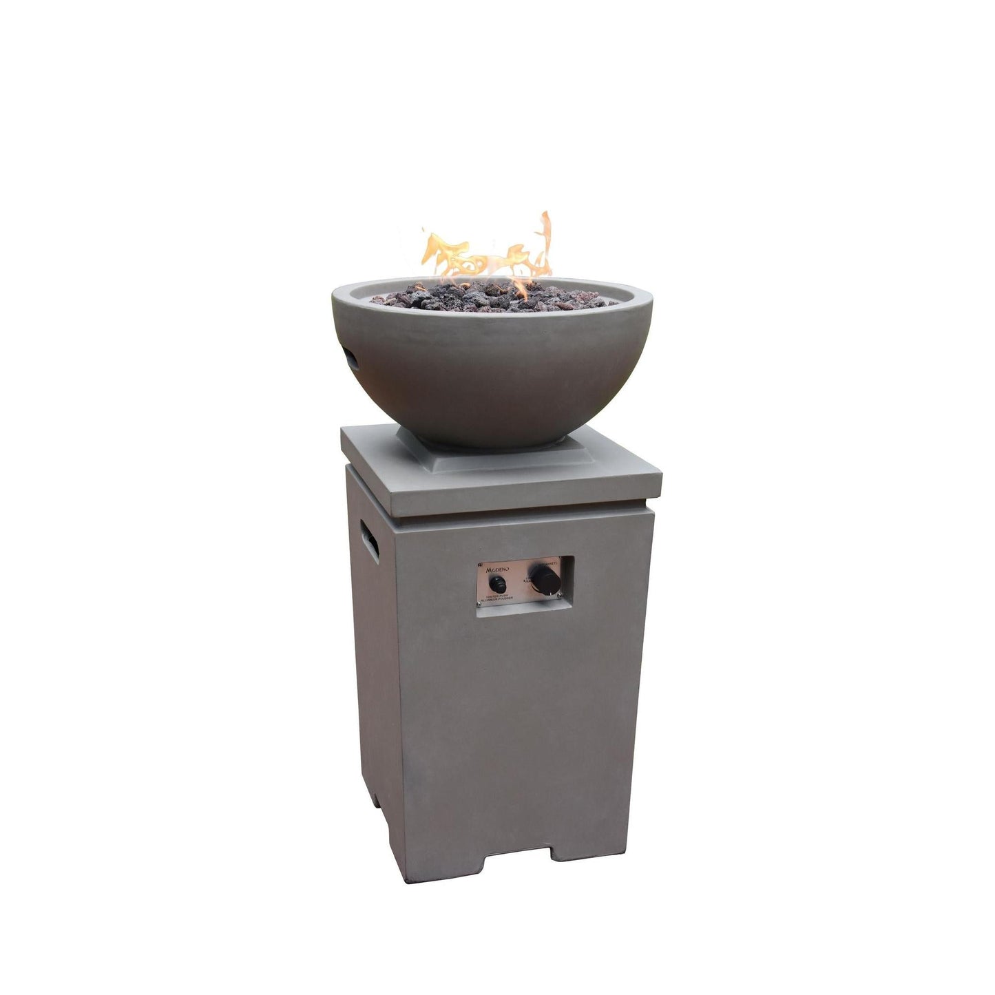 Modeno Exeter 21" Light Gray Fire Pit